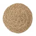 Woven Straw Natural Placemat 16.25"L, 16.25"W, 0.25"H