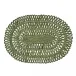 Straw Loop Oval Placemat - Seagrass