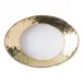 Puro Gold Napkin Ring 2.5"L, 1.75"W, 0.5"H