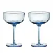 Puro Chambray Cocktail Coupe Set of 2