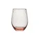Provence Blush Stemless Wine Glass