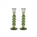 Provence 7" Candlestick Set of 2 - Basil