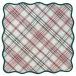 Merry Tartan 52" Square Tablecloth