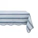 Cabana Stripe 60" x 120" Tablecloth - Ocean