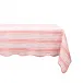 Cabana Stripe 60" x 120" Tablecloth - Coral