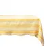 Cabana Stripe 60" x 120" Tablecloth -Sunshine