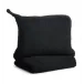 Throw Mini in Pouch Solid Black 32" x 48"