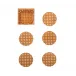 Reed Natural Coaster Set of 6 in a Caddy