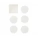 Reed White Coasters Set of 6