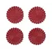 Etoile Red Coasters Set of 4