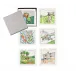 Venture White & Multi Cocktail Napkins Set of 6 in a Gift Box