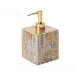 Distressed Champagne/Gold Soap Dispenser