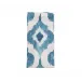 Watercolor Ikat Napkin in Blue