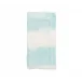 Watercolor Stripe White & Seafoam Napkin Set of 4