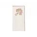 Royal Palm White & Brown Napkin Set of 4