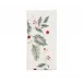 Holly And Sprig White/Red/Green Napkin