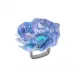 Gardenia Periwinkle Napkin Ring