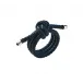 Rope Knot Navy Napkin Ring
