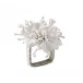 Starburst White Napkin Rings