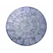 Round Capiz Periwinkle Placemat