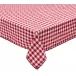 Check 54"X"110 Red/Navy Tablecloth