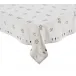 Lima 53 x 110 Gray/Silver Tablecloth