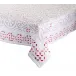 Malta White, Pink & Orange Tablecloth