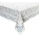 Malta White & Blue Tablecloth