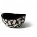 Bone Domino Accent Bowl 6.7'' X 6.7'' X 3.1''