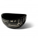 Ebano Veneer Accent Bowl 6.7'' X 6.7'' X 3.1''