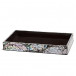 Mother of Pearl Black Bath Tray 11' x 6.8" x 1.5"