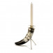 Solitaire Horn Candle Holder 9.8'' X 7.9'' X 7.9''