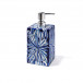 Blue Almendro Soap Dispenser 2.8" x 2.8" x 7.5"