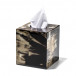 Horn Veneer Tissue Box 5.9" x 5.9" x 6.0"