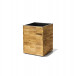 Bamboo Veneer Wastebasket 8.7" x 8.7" x 11"