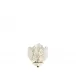 Chêne Wall Sconce, Clear Crystal, Gilded Finish