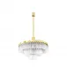 Orgue Chandelier, Clear Crystal, Gilded Finish