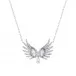 Vesta Necklace, Large, White Gold,Diamonds, Mother-Of-Pearl (Special Order)