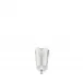 Ginkgo Small Wall Sconce, Clear Crystal, Shiny And Brushed Nickel Finish