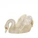 Swan Head Down Sculpture Gold Luster