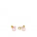 L'Oiseau Tonnerre Earrings, Pink Gold, Agates, Citrines, Quartz, Diamonds (Special Order)