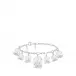 Muguet Bracelet Clear Crystal, Silver