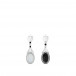 La Flûte Enchantée Earrings, White Gold, Crystal, Diamonds, Pearls, Agate Onyx (Special Order)