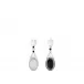 La Flûte Enchantée Earrings, White Gold, Crystal, Diamonds, Pearls, Agate Onyx (Special Order)