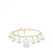 Muguet Bracelet Clear Crystal, Vermeil