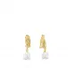 Muguet Earrings Clear Crystal, Vermeil