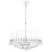 Perles Chandelier, Clear Crystal, Nickel Finish, 1 Tier - Diam 1340 Mm