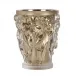 Bacchantes Grand Vase - Clear Crystal With Moon-Gold Leaves