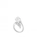 Muguet Ring Clear Crystal, Silver 59 (US 8.75) (Special Order)