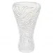 Zèbre Vase, Clear Crystal, Satin Finish Relief
